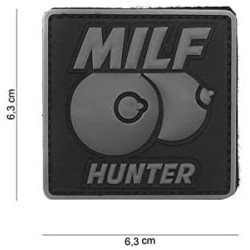 TOPPA PATCH 3D PVC - MILF HUNTER - DIM. 6,3 x 6,3 cm