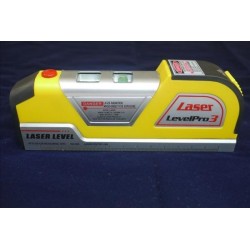 LIVELLA LASER CON NASTRO METRICO 2,5 MT.