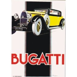 REPLICA TARGA VINTAGE AUTO BUGATTI