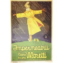 REPLICA TARGA VINTAGE IMPERMEABILI MORETTI
